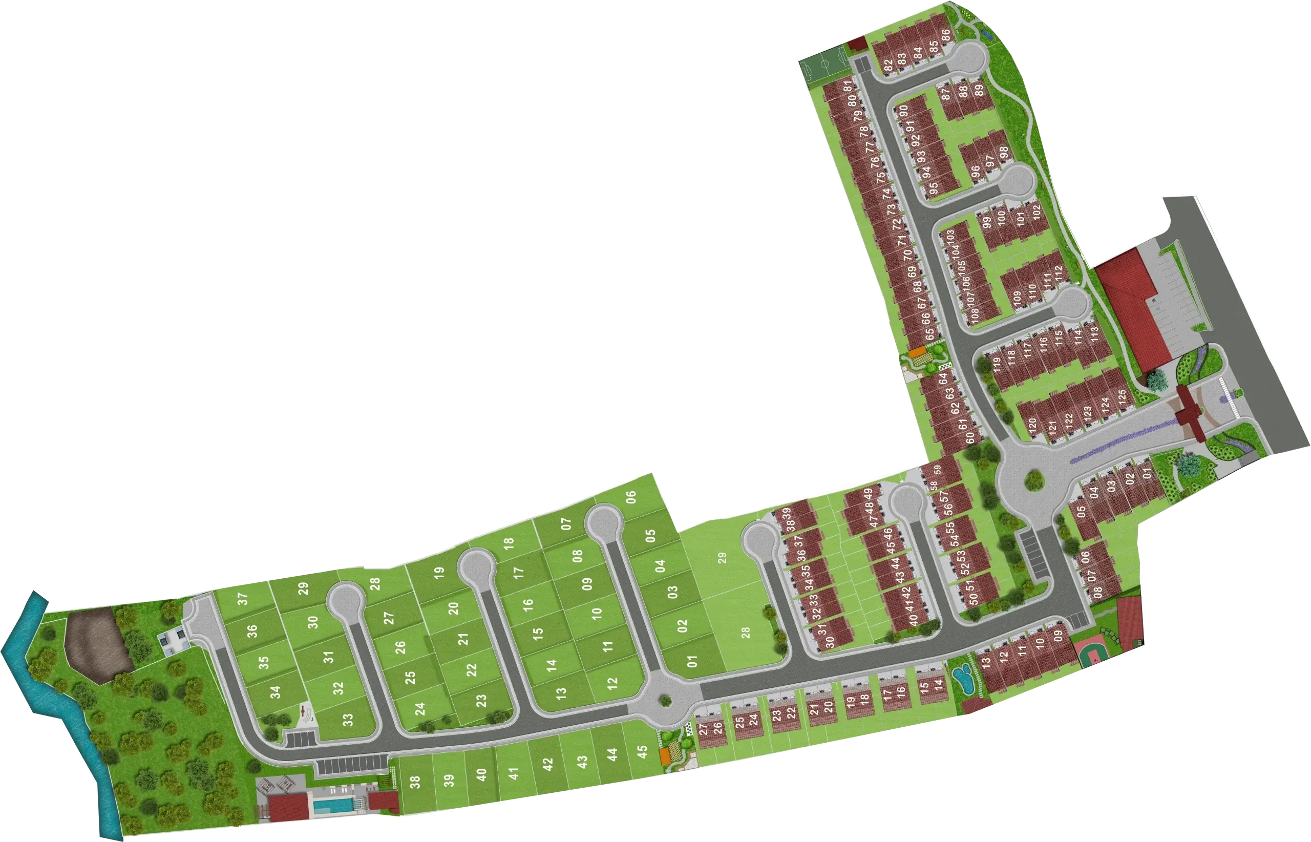 Plano de sitio Condominio Novazul
