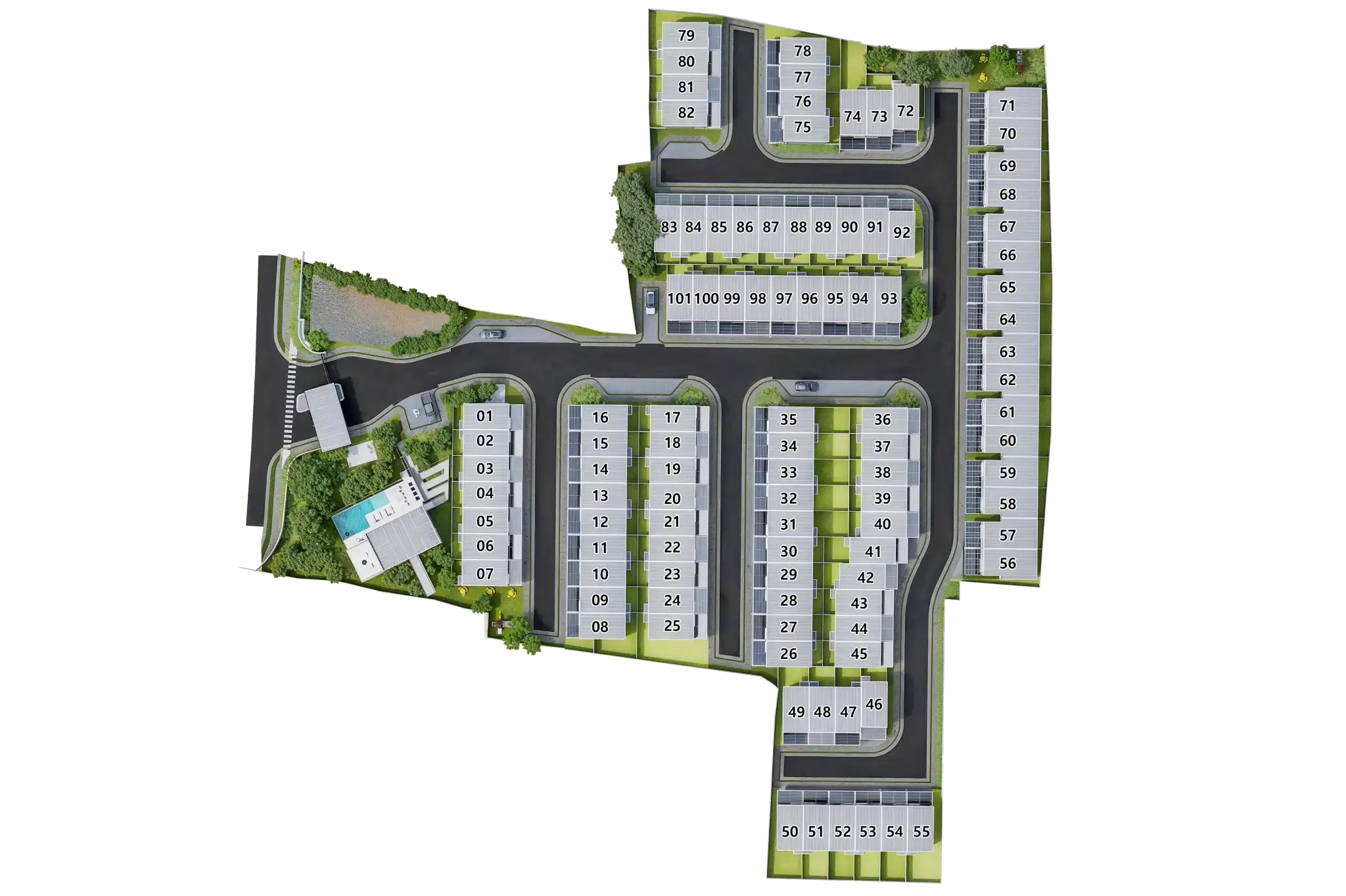 Plano de sitio Condominio Olamí